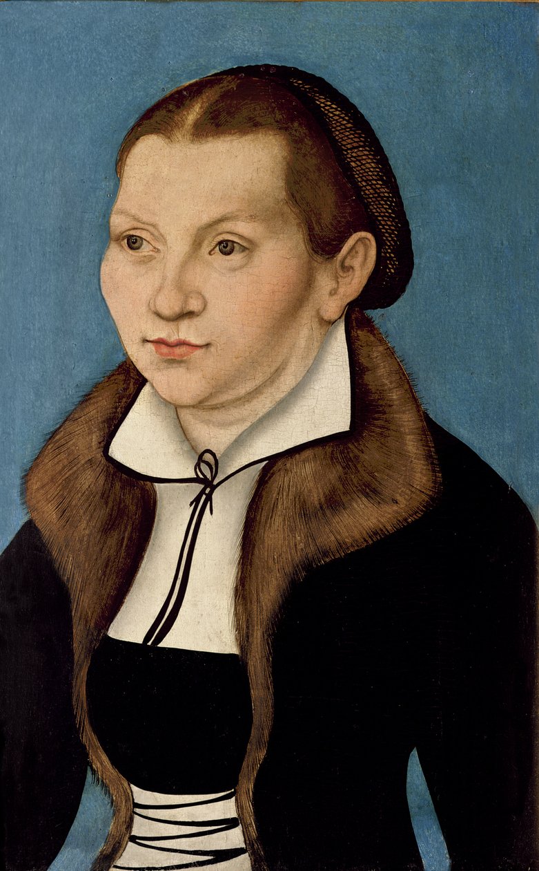 Retrato de Katherine de Bora (1499-1552) 1529 de Lucas Cranach the Elder