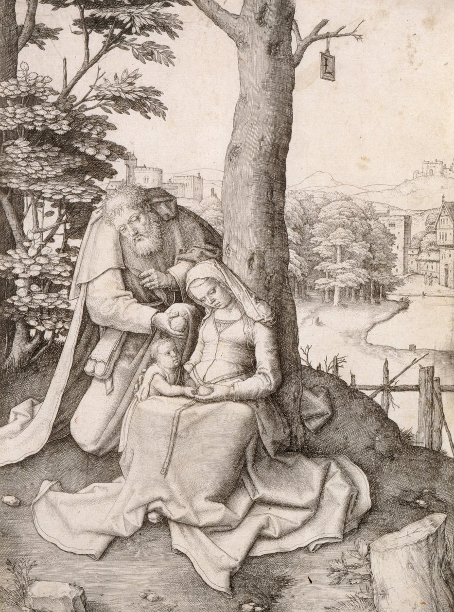 A Sagrada Família de Lucas van Leyden