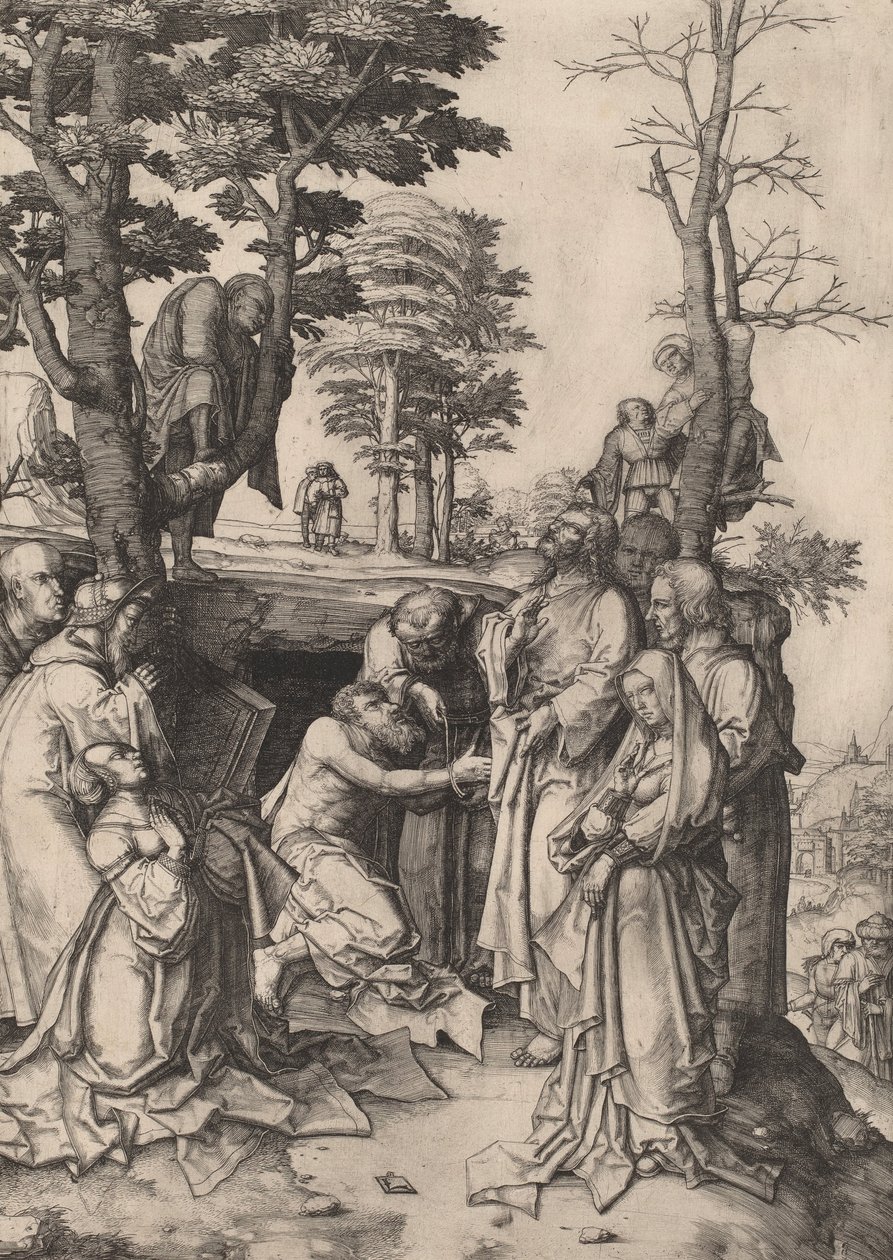 O levantamento de Lázaro de Lucas van Leyden