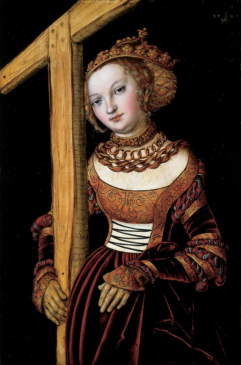 Santa Helena com a Cruz de Lucas Cranach the Elder