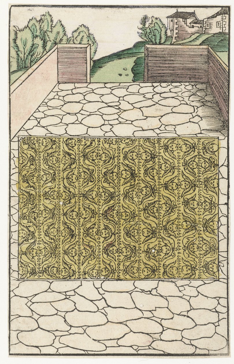 Tabernáculo com padrão de querubins de Lucas Cranach