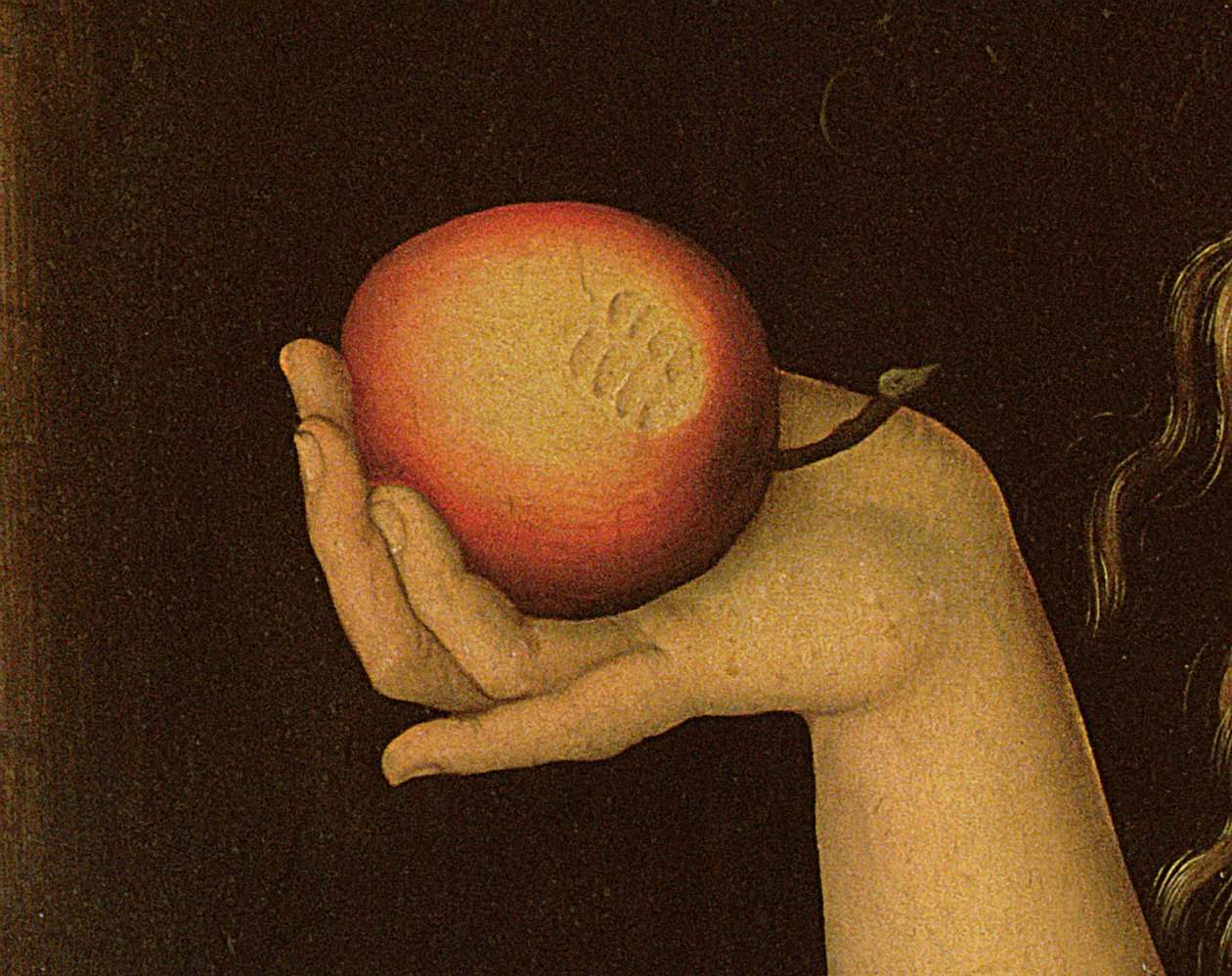 Eva, 1528 (detalhe de 9629) de Lucas Cranach the Elder