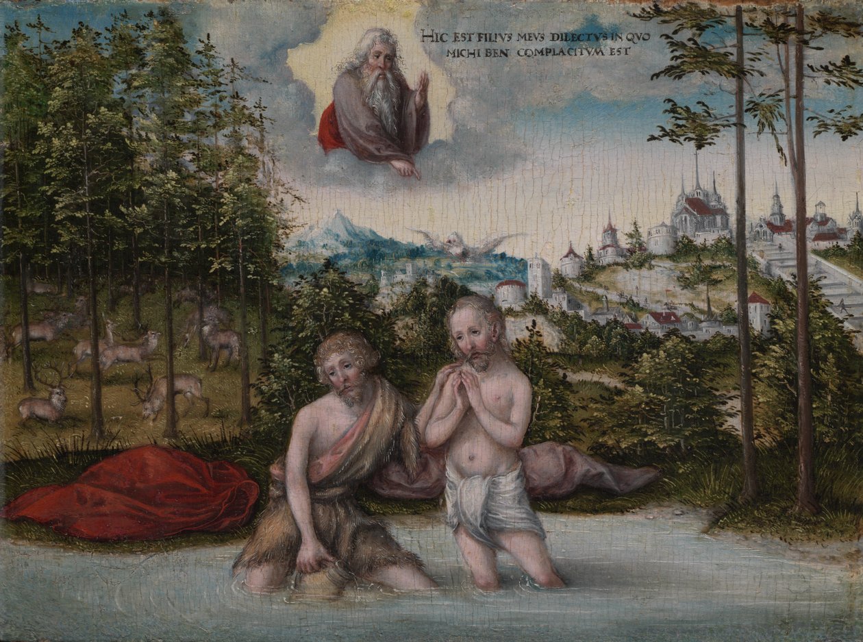 O Batismo de Cristo de Lucas Cranach