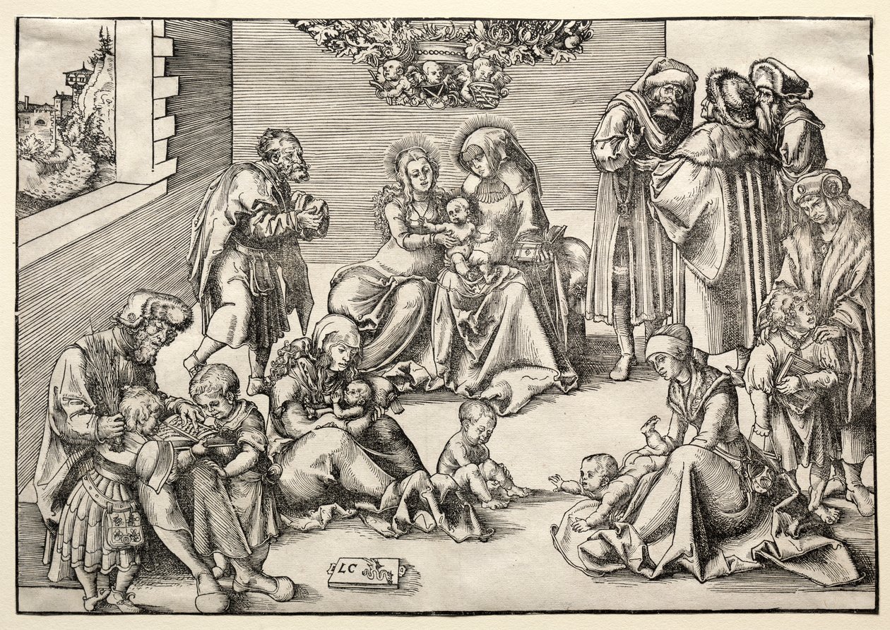 A Sagrada Família e Parentes de Lucas Cranach
