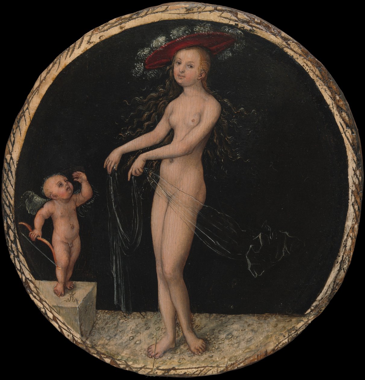 Vênus e Cupido, c.1525-7 de Lucas Cranach the Elder