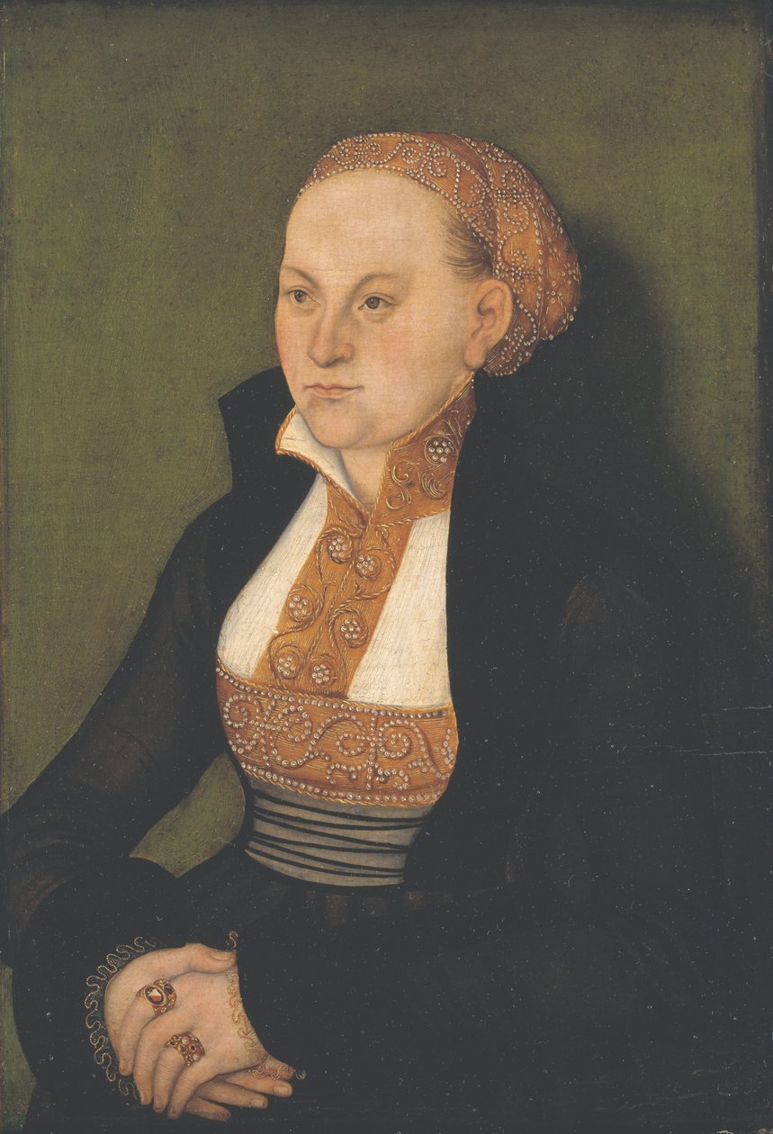 Retrato de uma senhora de Lucas Cranach d.Æ.