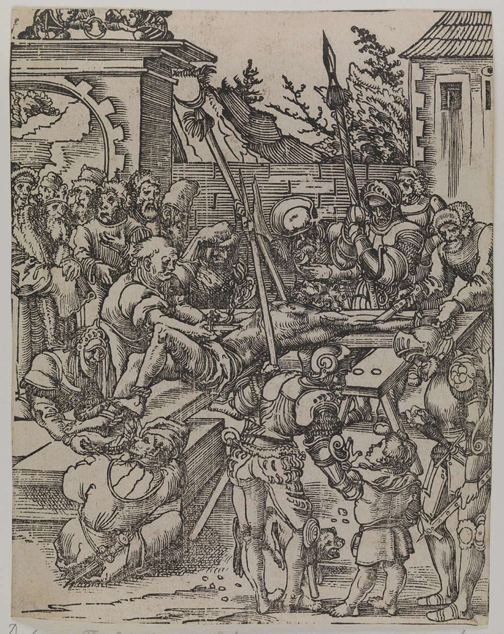 O Martírio de São Bartolomeu de Lucas Cranach d.Æ.