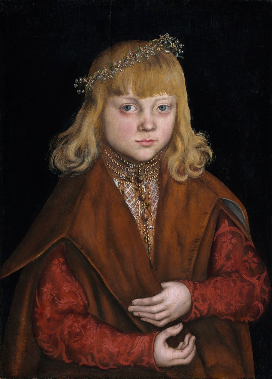 Um príncipe da Saxónia de Lucas Cranach the Elder