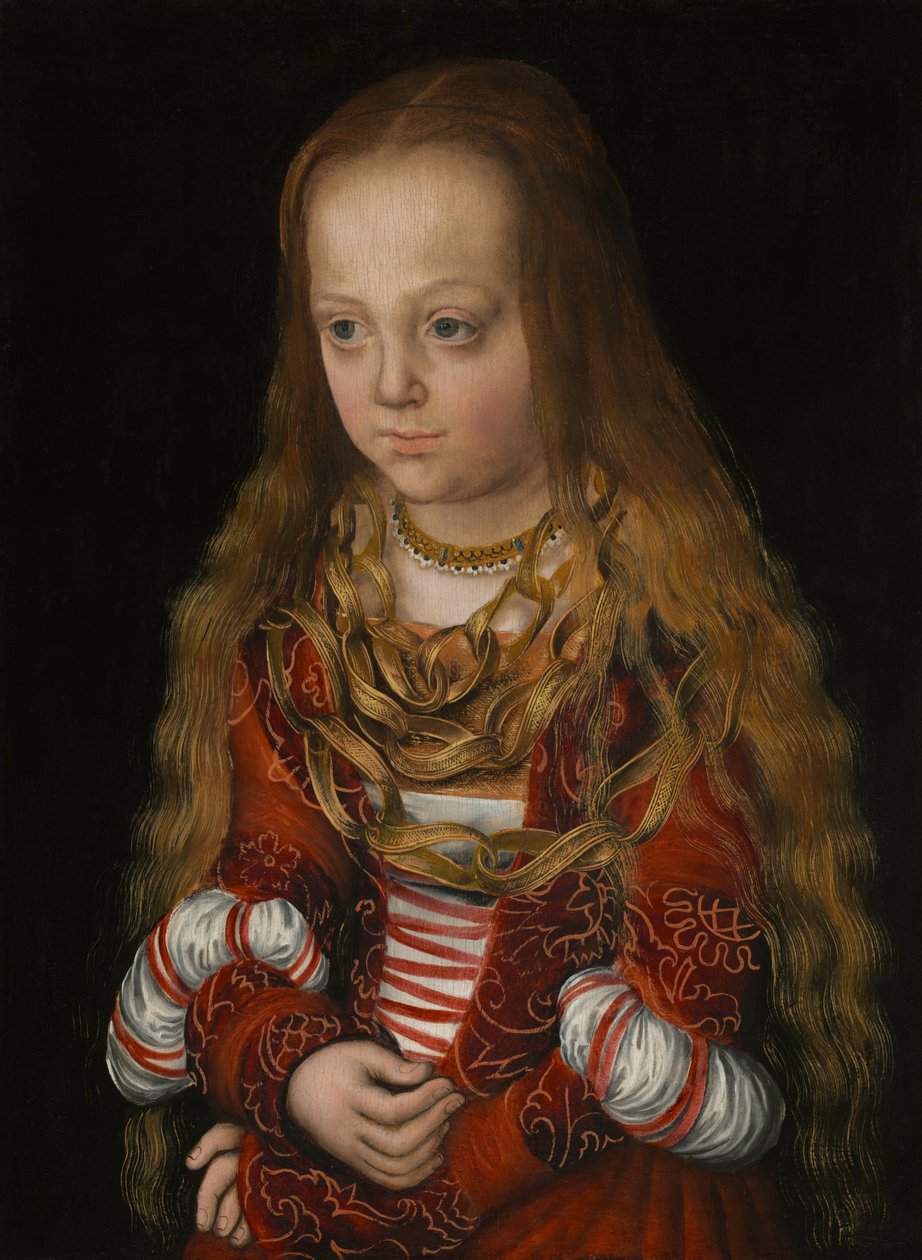 Uma princesa da Saxônia de Lucas Cranach the Elder