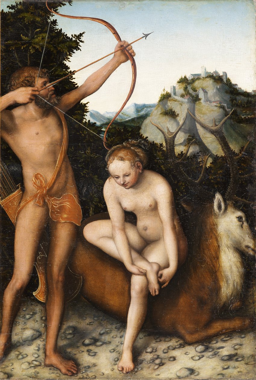 Apollo e Diana, ca 1530 de Lucas Cranach the Elder