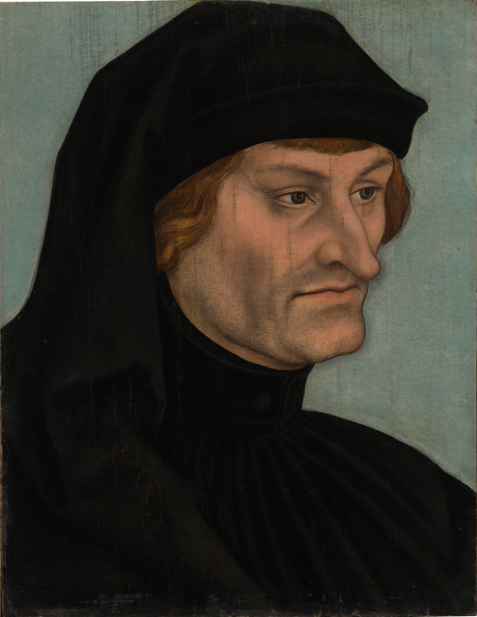Retrato de Rudolph Agricola - Retrato de Geiler von Keisersberg de Lucas Cranach the Elder