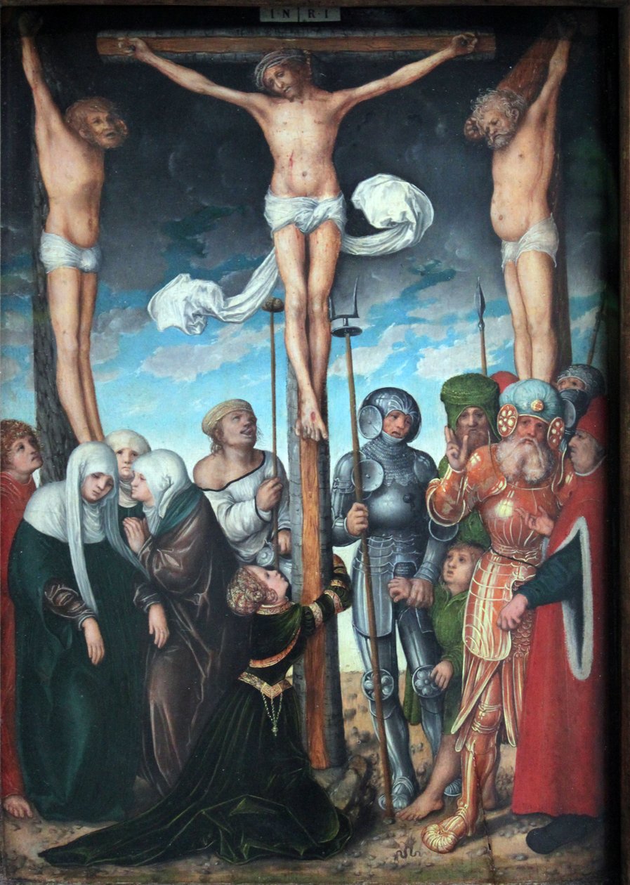 Crucificação de Lucas Cranach the Elder