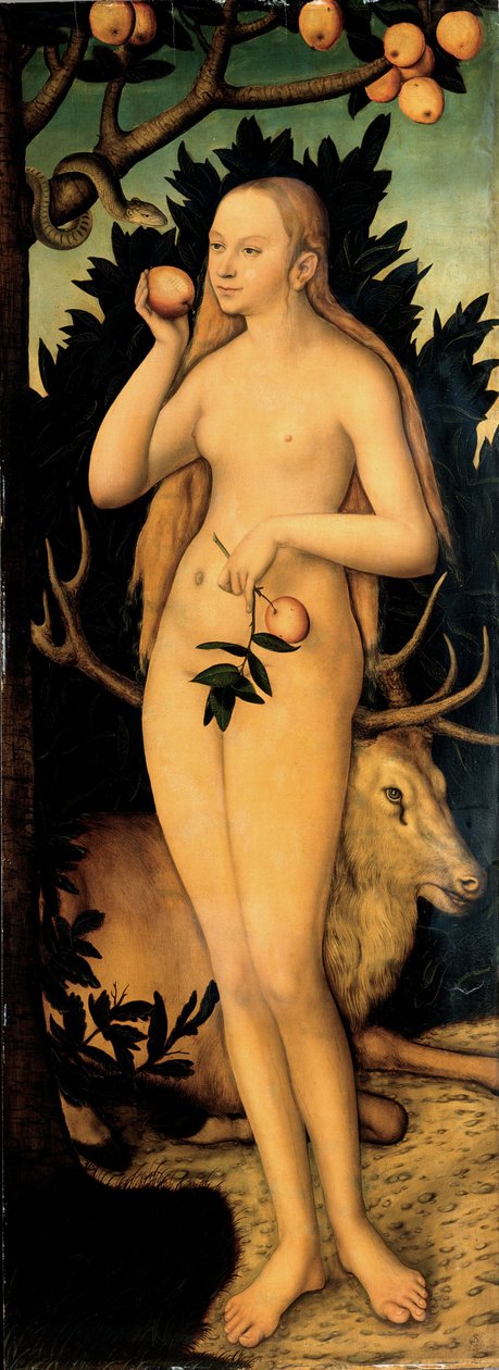 Eva, depois de 1537 de Lucas Cranach the Elder