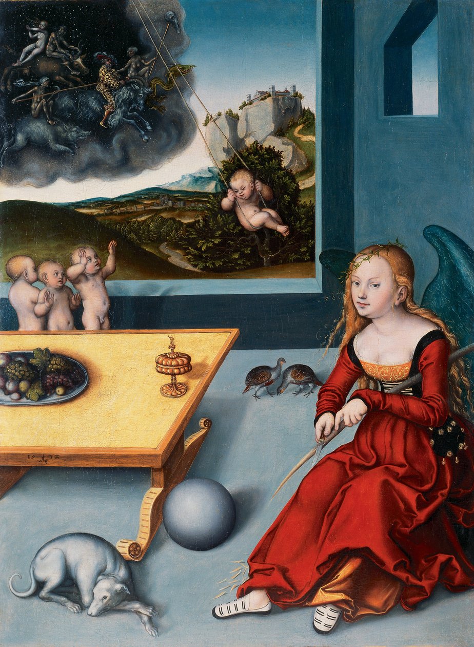 Francês: La Mélancolie Melancholia de Lucas Cranach the Elder