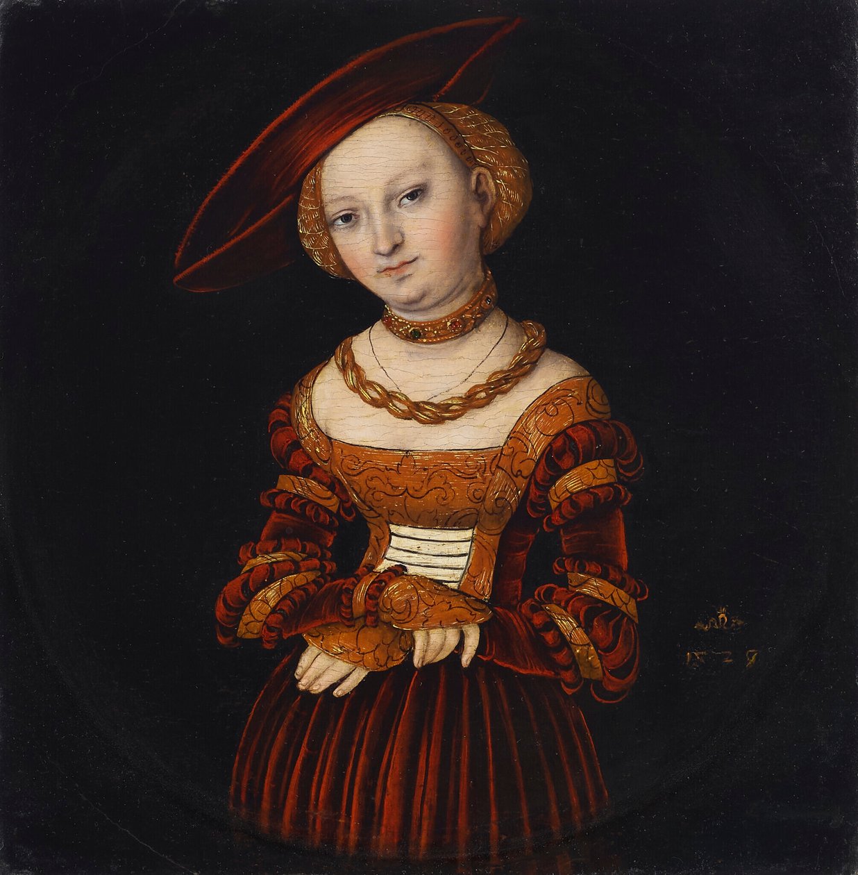 Alemão: Bildnis einer Dame Retrato de uma Senhora

























" de Lucas Cranach the Elder