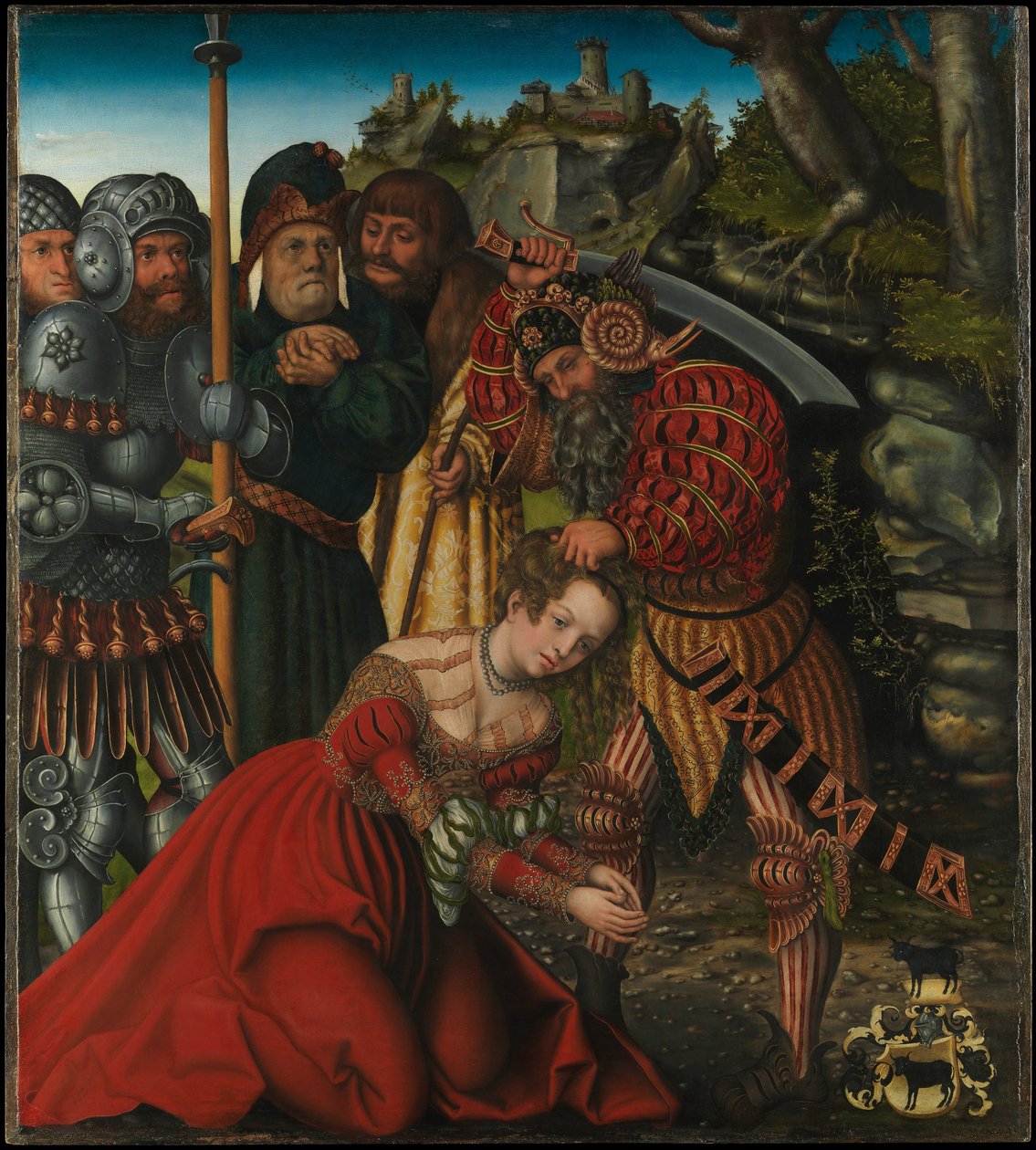 Alemão: Das Martyrium der Heiligen Barbara O martírio de Santa Bárbara de Lucas Cranach the Elder