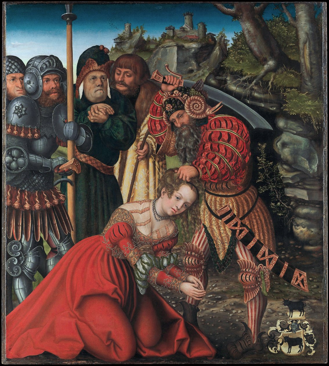 Alemão: Das Martyrium der Heiligen Barbara O martírio de Santa Bárbara de Lucas Cranach the Elder