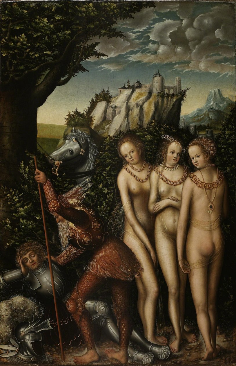 Alemão: Das Urteil des Paris O Julgamento de Paris de Lucas Cranach the Elder