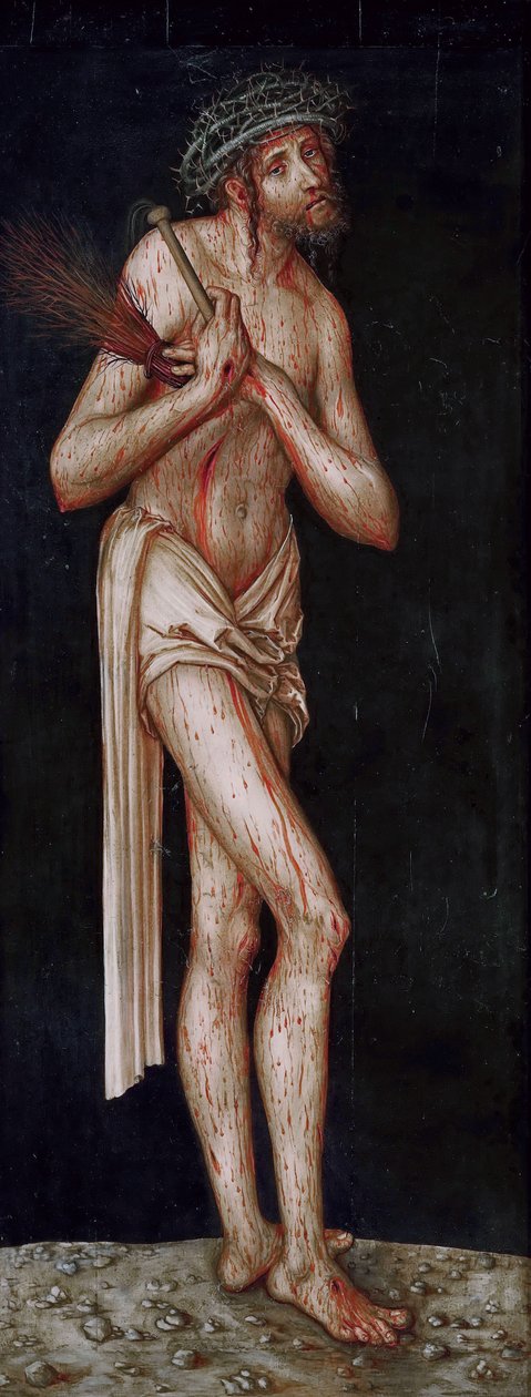Alemão: Sündenfall: Adão Cristo sofredor de Lucas Cranach the Elder