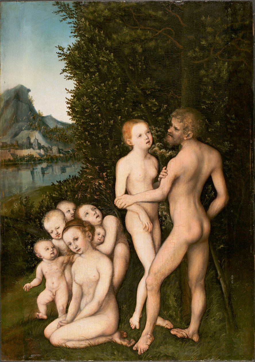 Alemão: Urzeitliche Menschen Povos primitivos de Lucas Cranach the Elder
