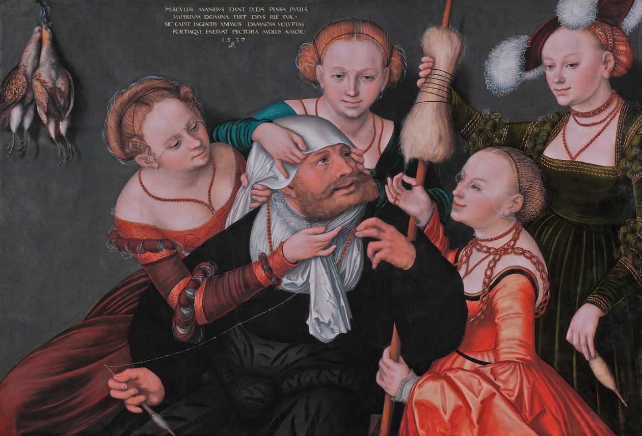 Hércules e Omphale de Lucas Cranach the Elder