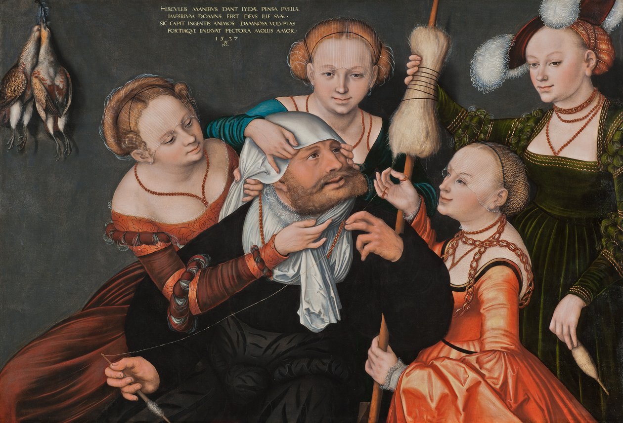 Hércules com Omphale de Lucas Cranach the Elder