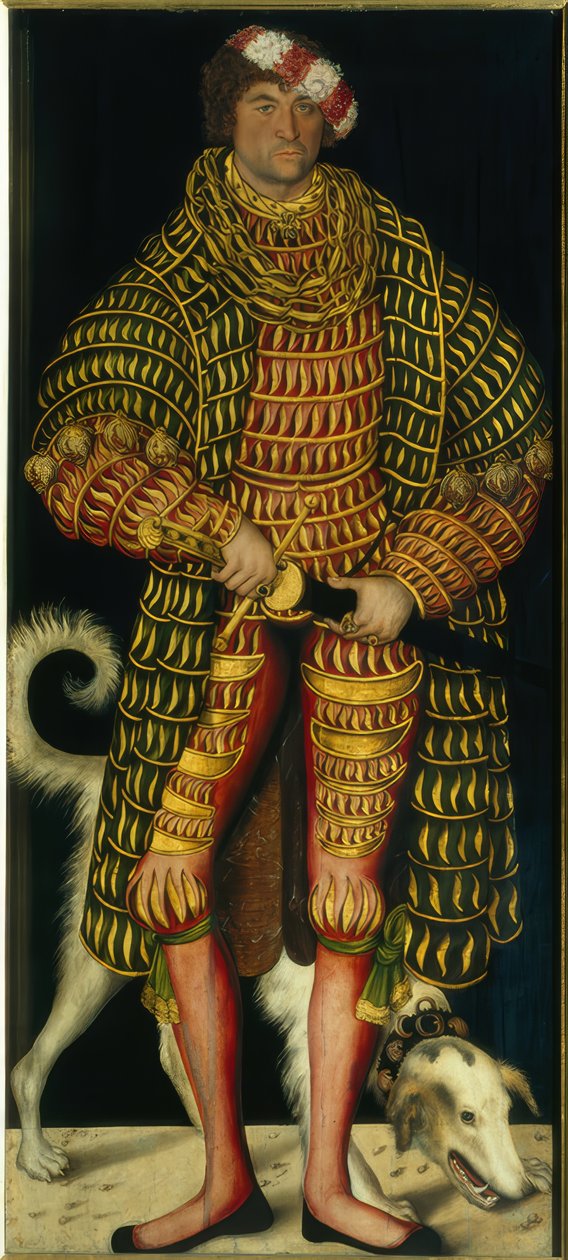 Hrzg. Heinrich d. Piedoso v. Saxônia  Cranach de Lucas Cranach the Elder
