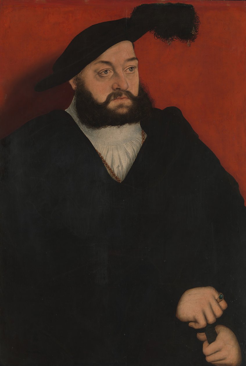 Johann 1498-1537, Duque da Saxônia, ca. 1534-37. de Lucas Cranach the Elder
