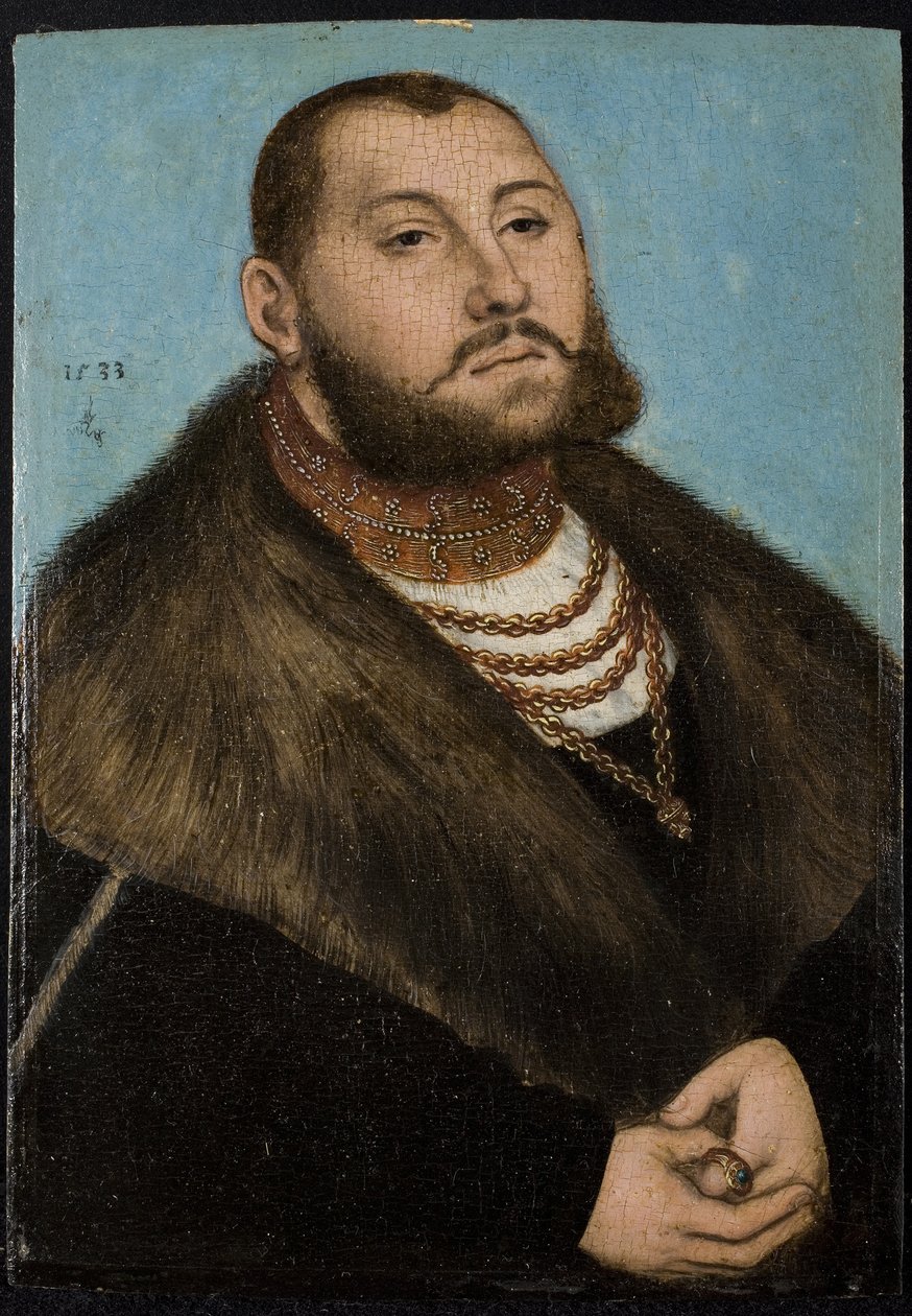 John Frederick I, Eleitor da Saxônia 1503-1554 de Lucas Cranach the Elder