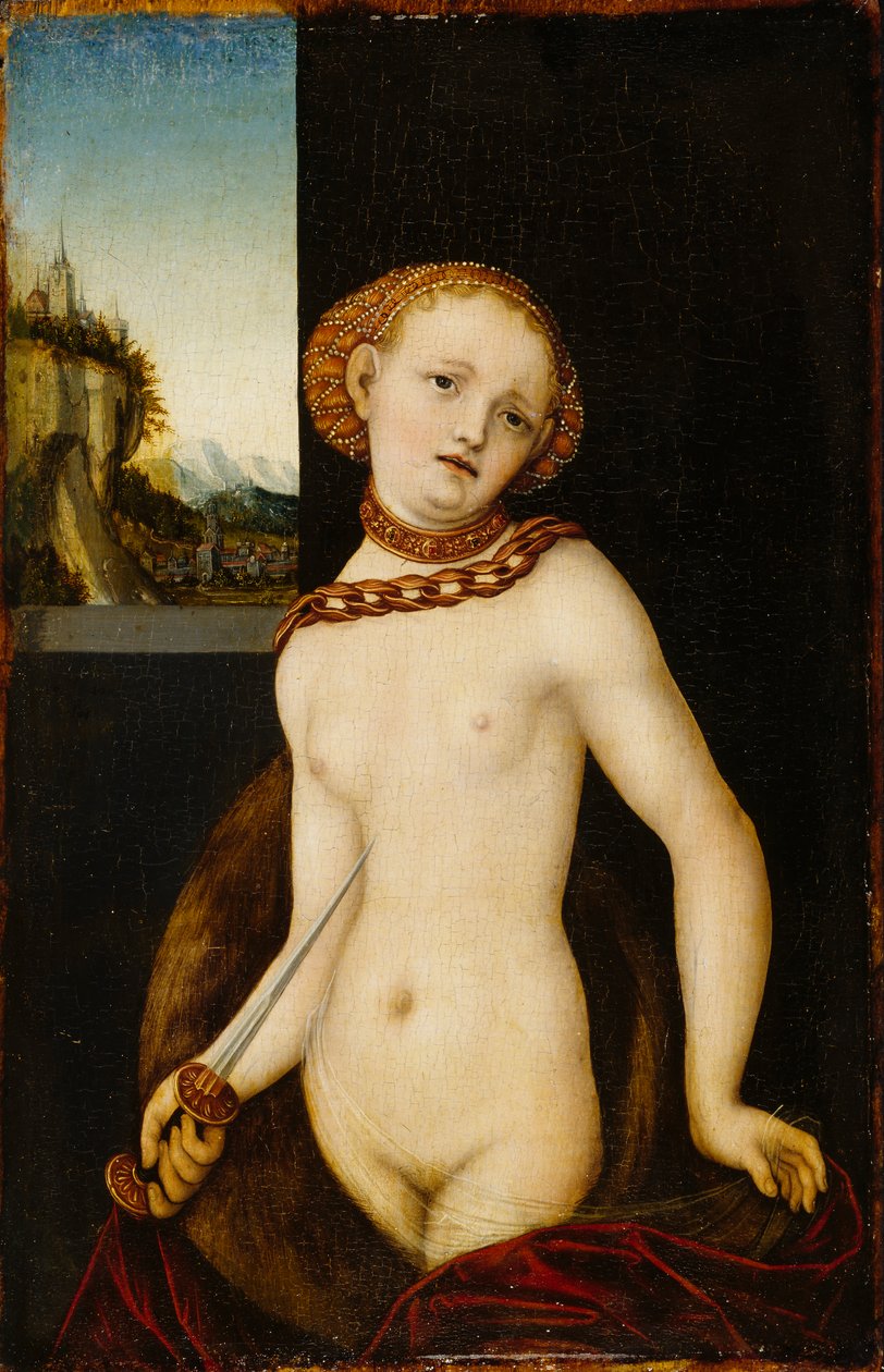 Lucretia, 1530. de Lucas Cranach the Elder