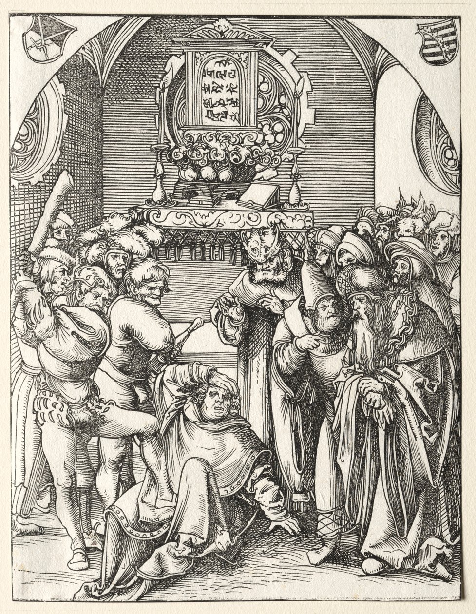 Martírio de São Judas Tadeu. de Lucas Cranach the Elder