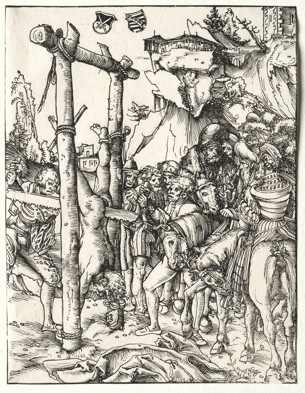 Martírio de São Simeão, c. 151015. de Lucas Cranach the Elder