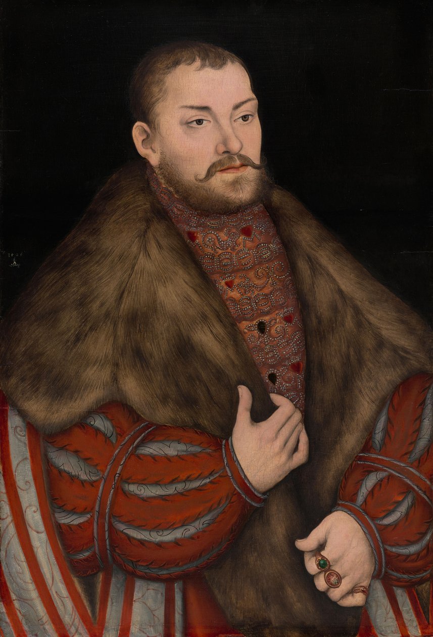 Retrato de Joaquim II, Eleitor de Brandeburgo de Lucas Cranach the Elder