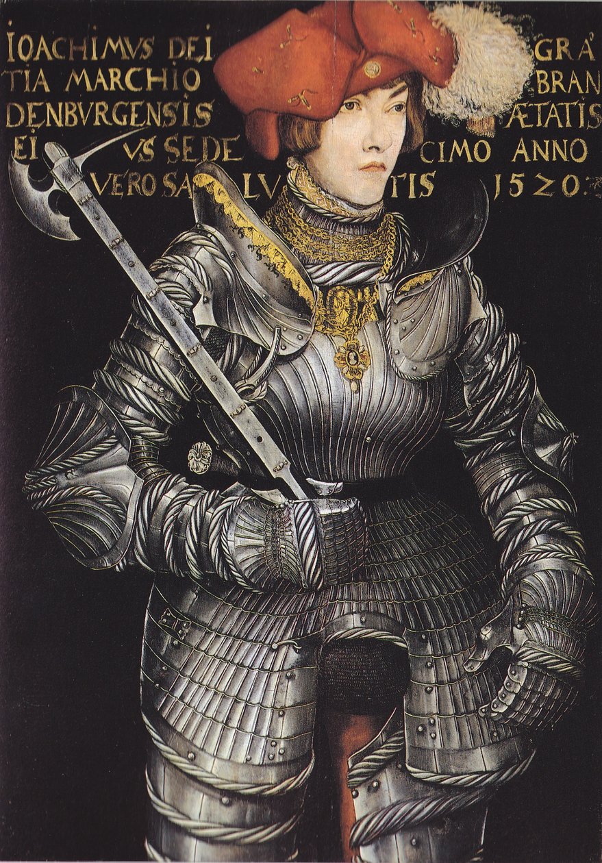 Retrato de Joaquim II. de Brandeburgo como Príncipe Eleitor de Lucas Cranach the Elder