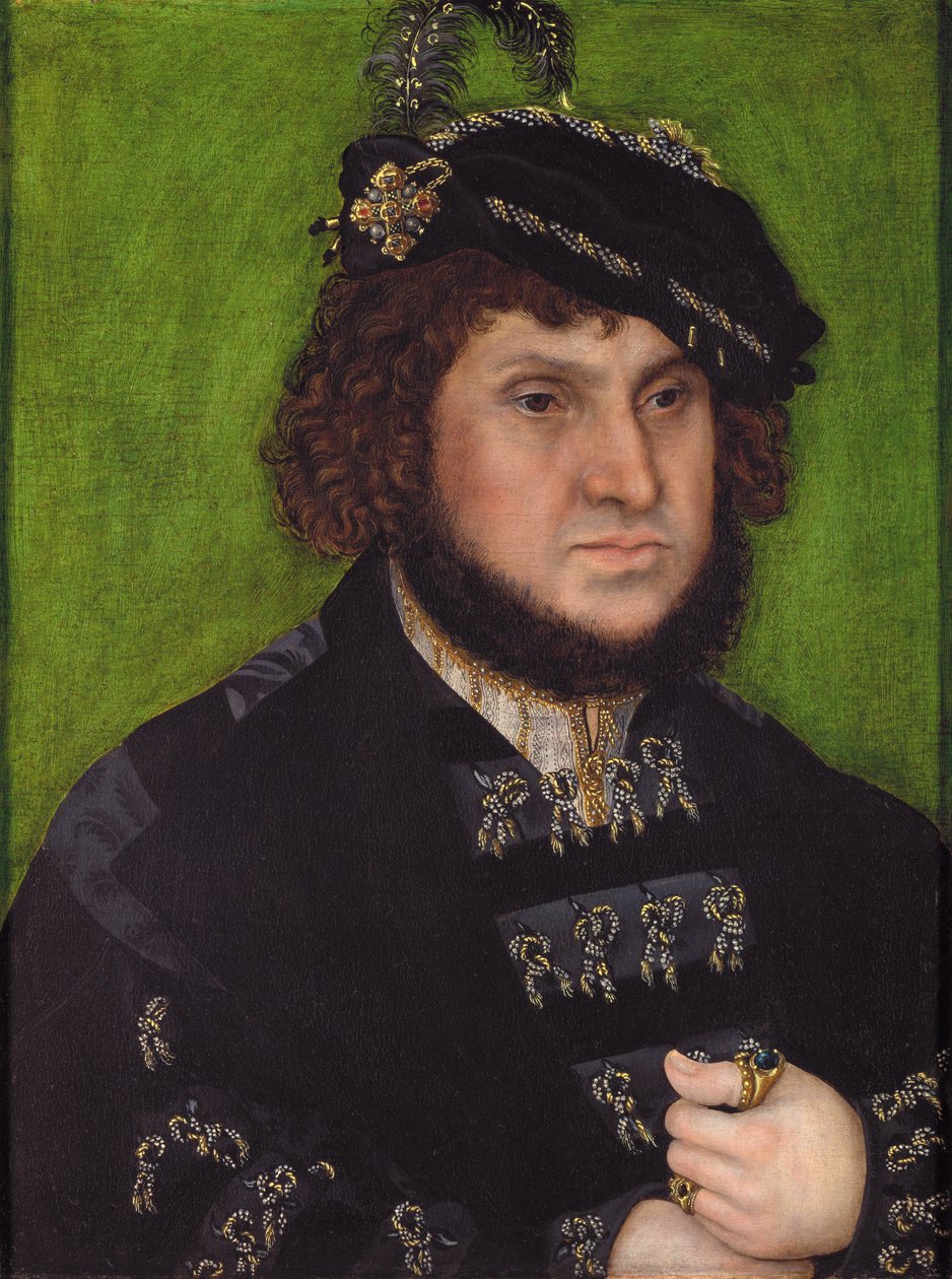 Retrato de João, o Firme de Lucas Cranach the Elder