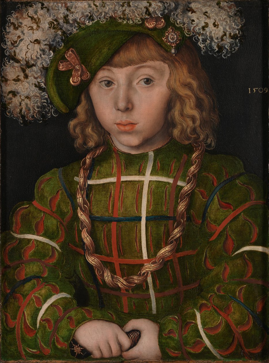Retrato de João Frederico I, o Magnânimo de Lucas Cranach the Elder