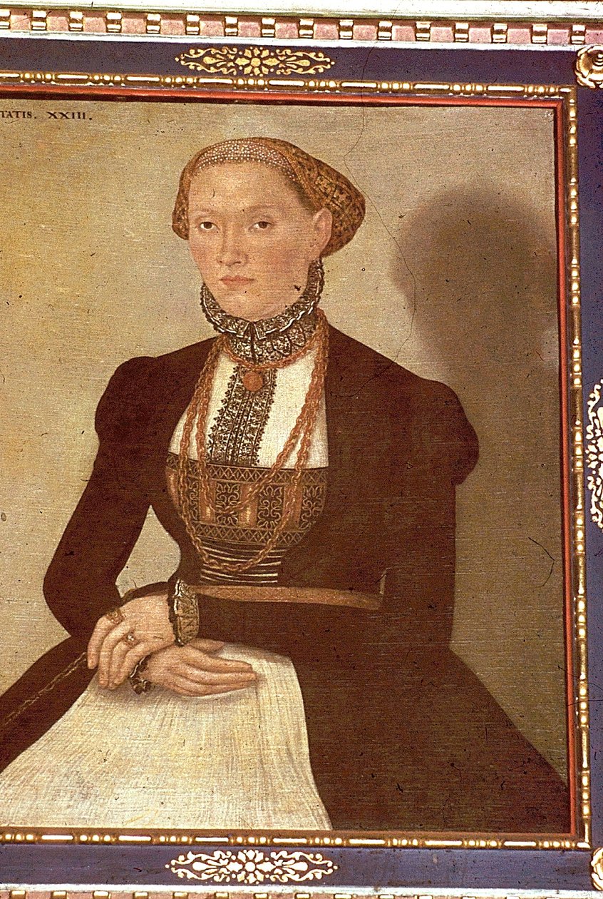 Retrato de Margarethe Luther de Lucas Cranach the Elder