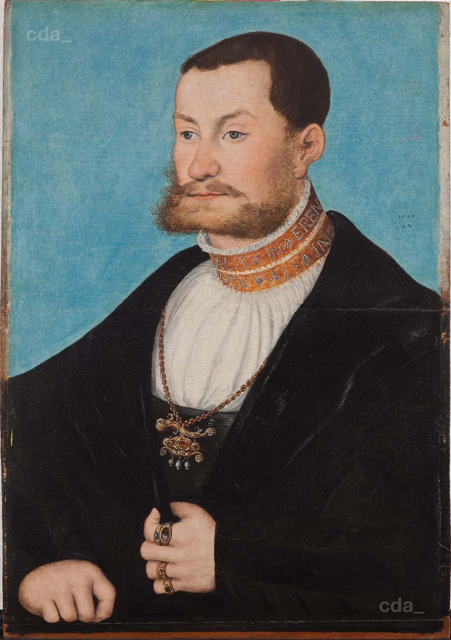 Retrato do Príncipe Joaquim de Lucas Cranach the Elder