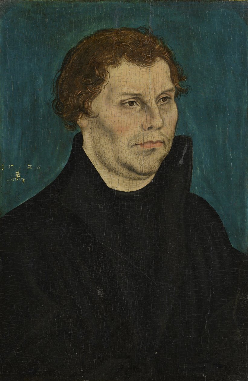 Retratos de Martinho Lutero e Katharina von Bora de Lucas Cranach the Elder