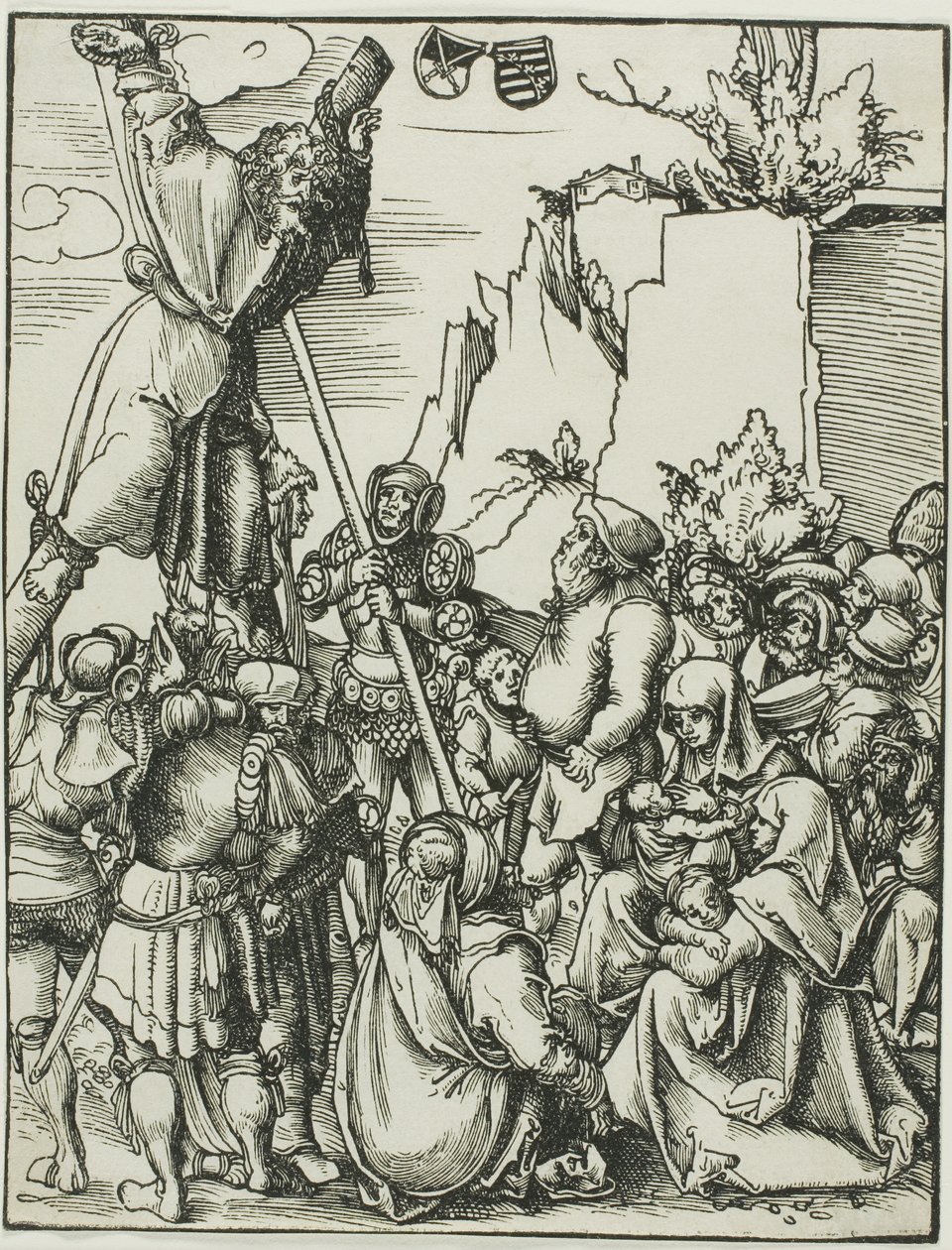 Santo André, de O Martírio dos Apóstolos de Lucas Cranach the Elder