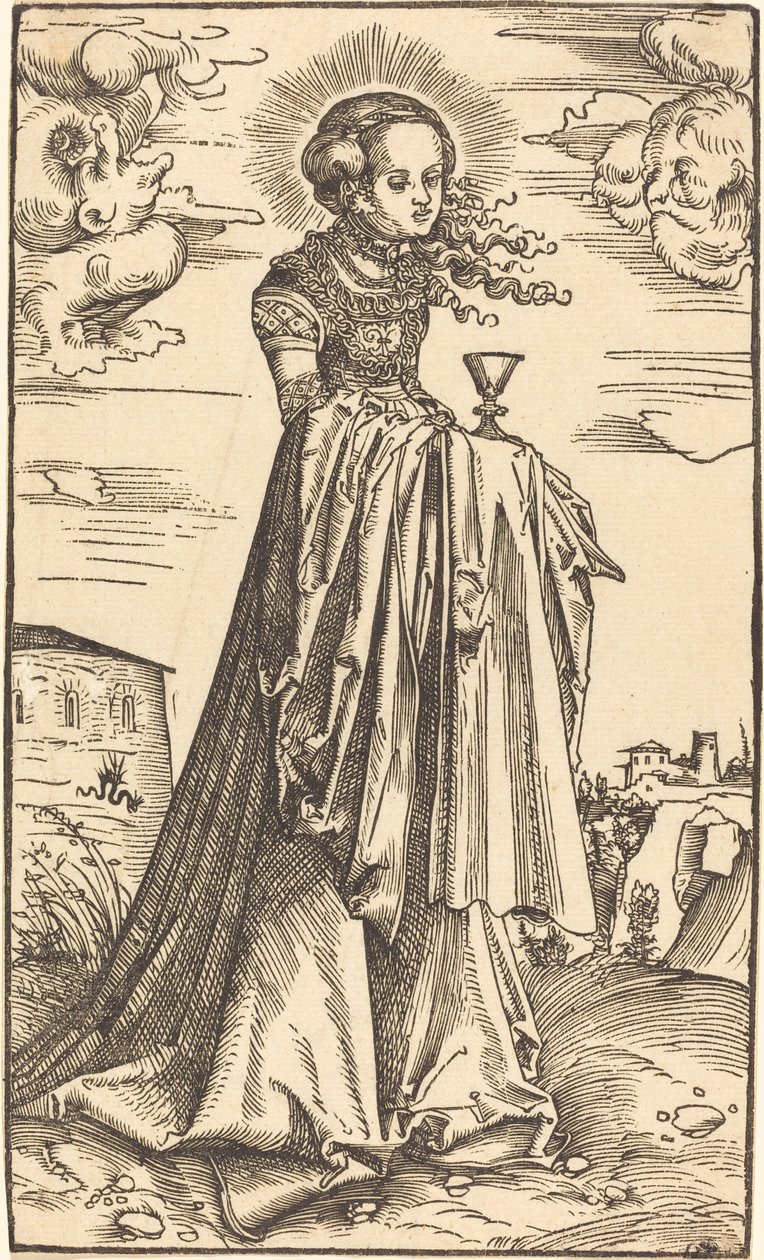 Santa Bárbara de Lucas Cranach the Elder