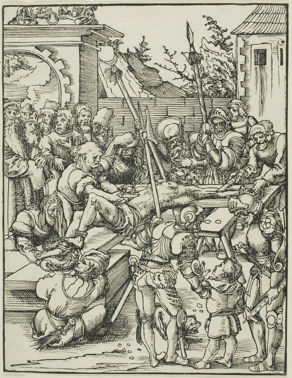 São Bartolomeu, de O Martírio dos Apóstolos de Lucas Cranach the Elder
