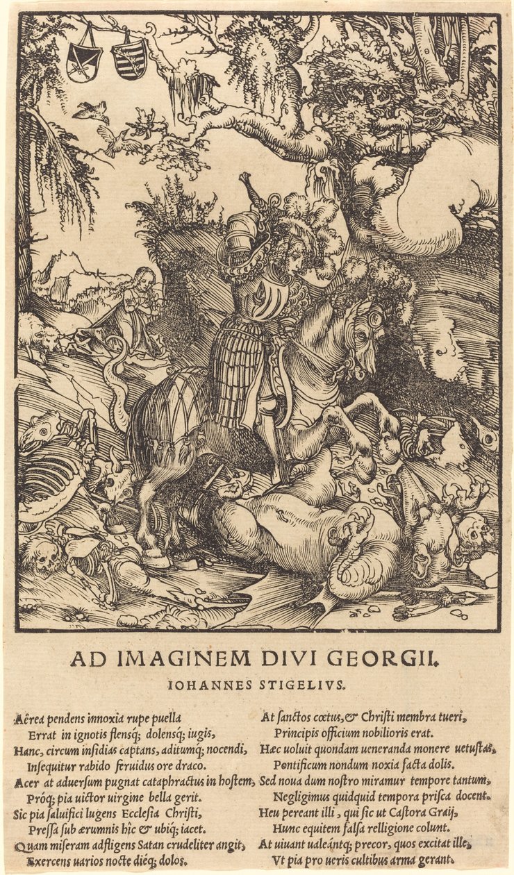 São Jorge e o Dragão de Lucas Cranach the Elder