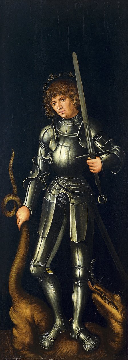 São Jorge, ca 1514 de Lucas Cranach the Elder