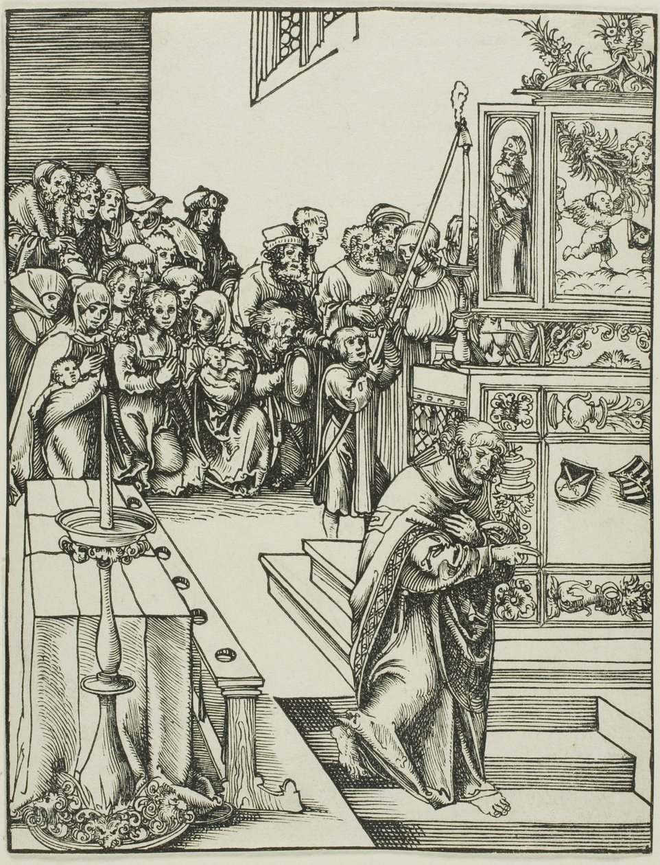 São João, de O Martírio dos Apóstolos de Lucas Cranach the Elder