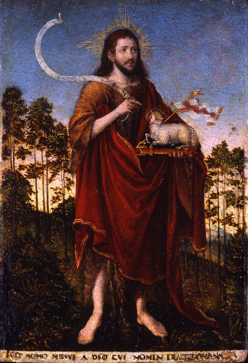 São João Batista, 1550-1552 de Lucas Cranach the Elder