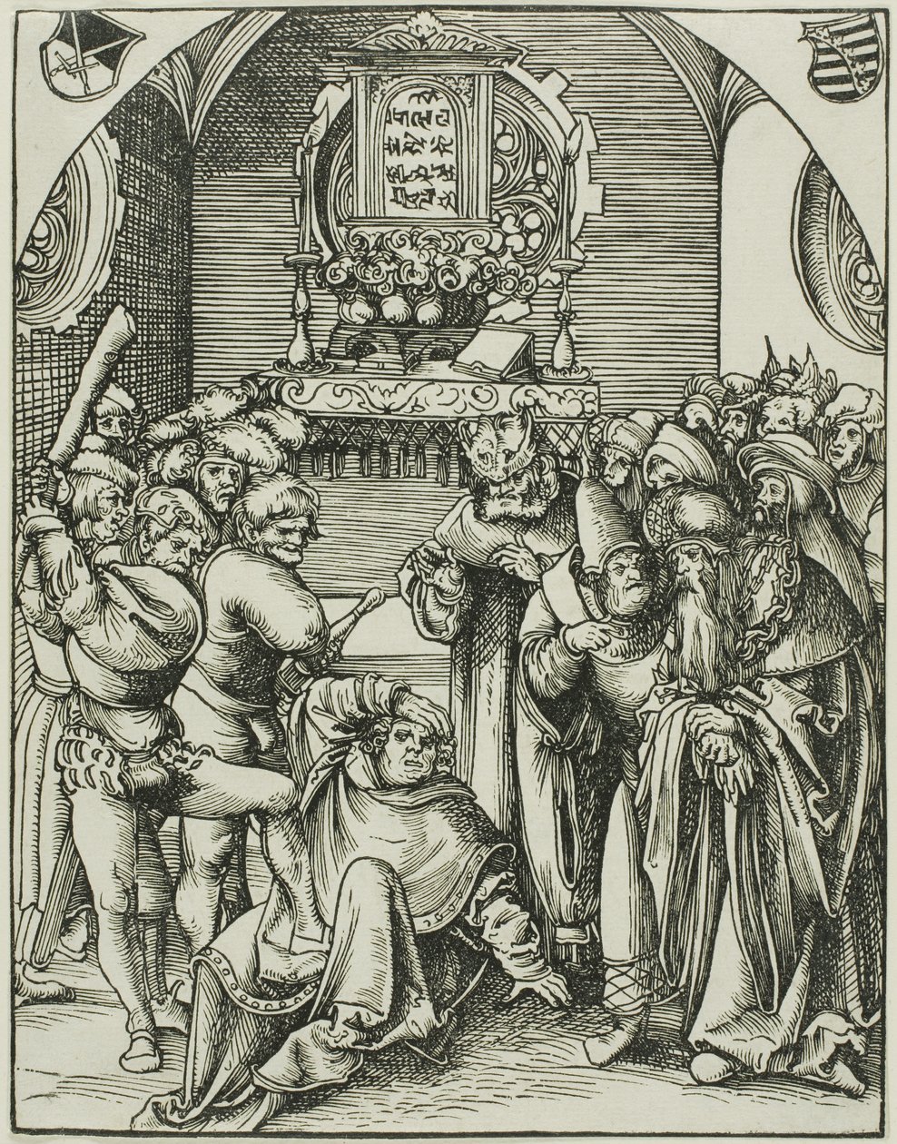 São Judas, de O Martírio dos Apóstolos de Lucas Cranach the Elder