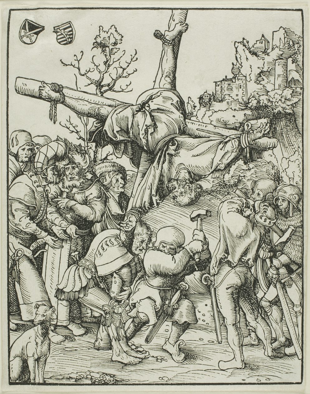 São Pedro, de O Martírio dos Apóstolos de Lucas Cranach the Elder