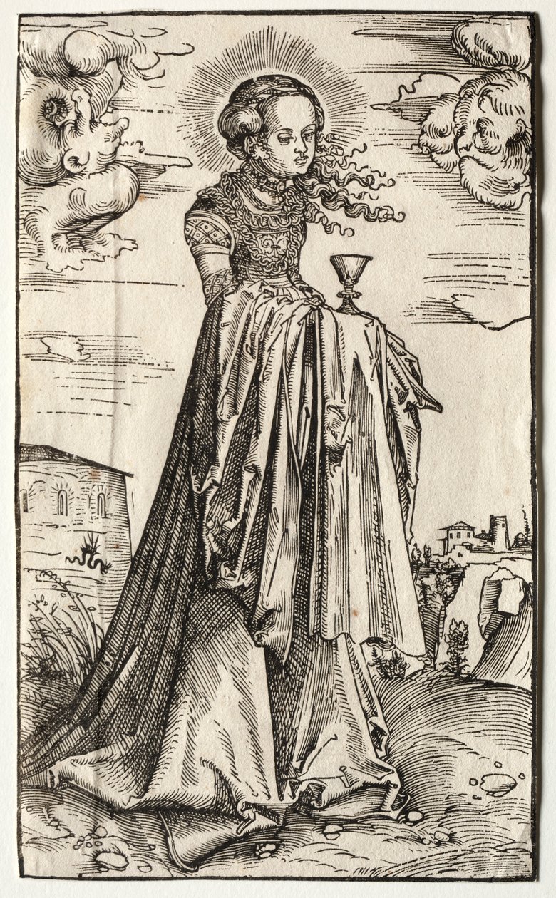 Santa Bárbara. de Lucas Cranach the Elder