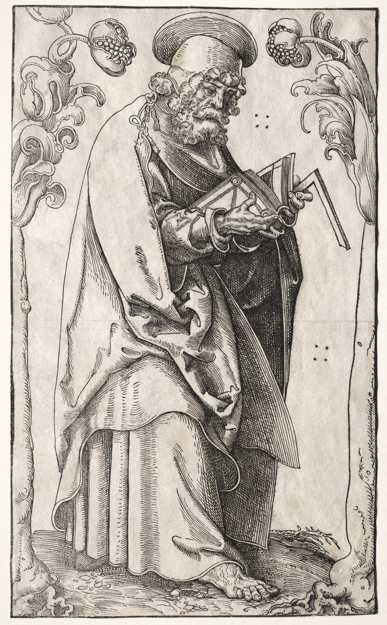 O apóstolo Mateus. de Lucas Cranach the Elder